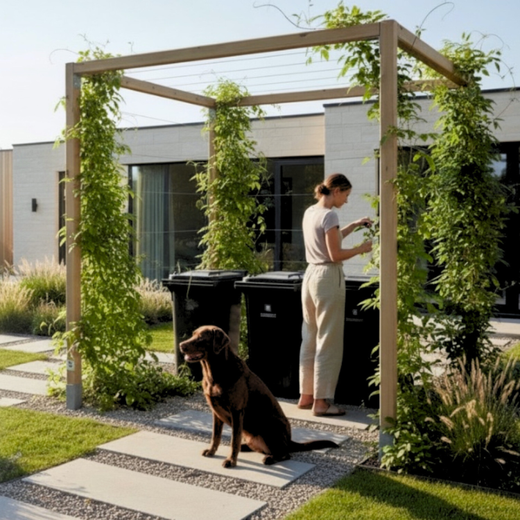 Osłona na śmietniki K ciemny dąb-4.png