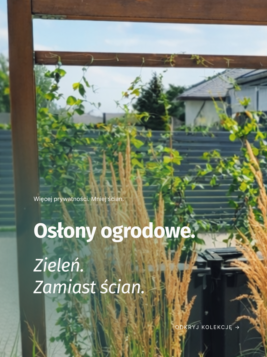 OSŁONY I ZABUDOWY - GREENSTRAND SYSTEM