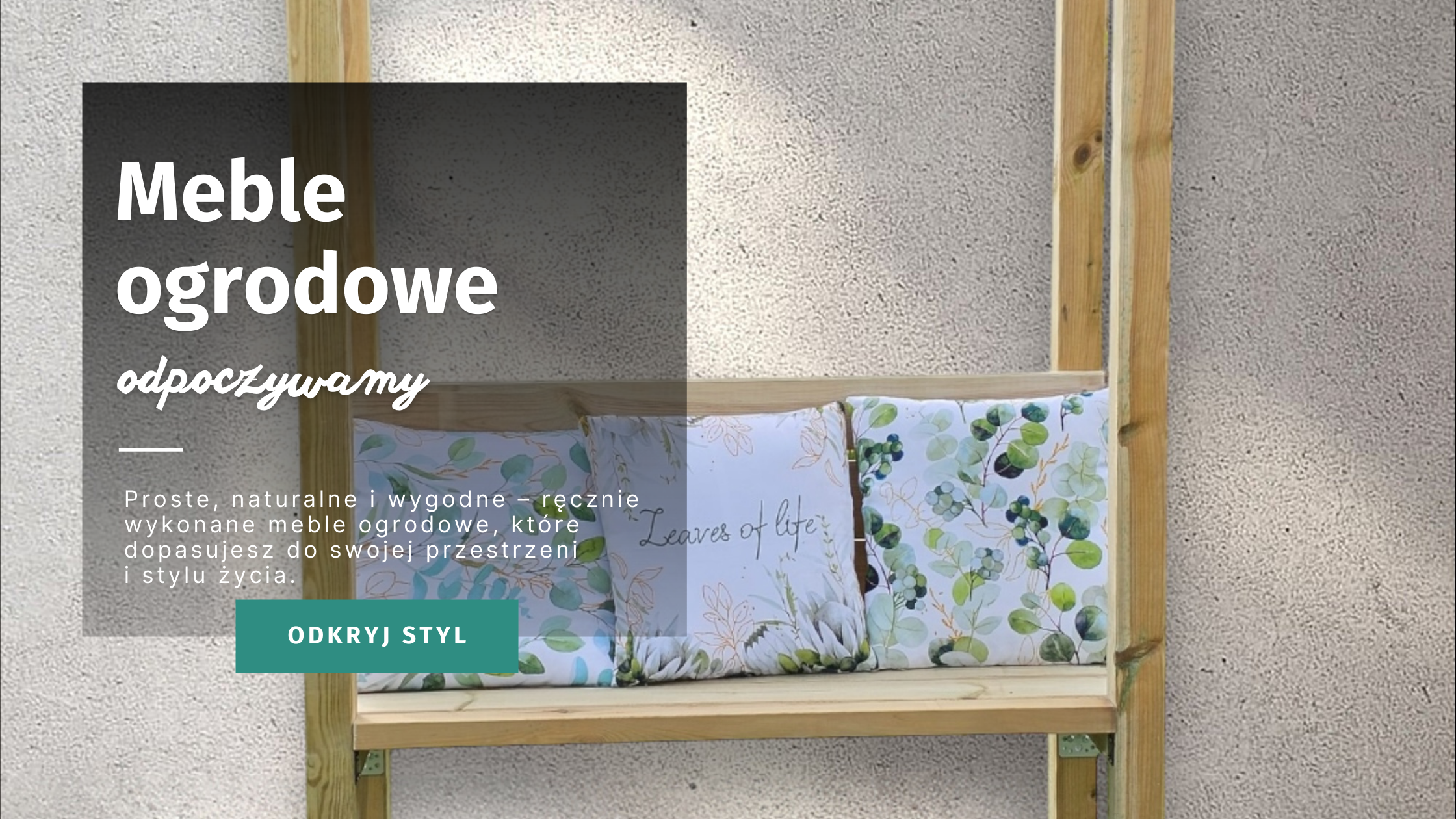 Meble ogrodowe - GreenStrand-System