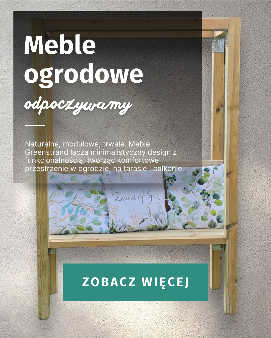 meble ogrodowe ławki